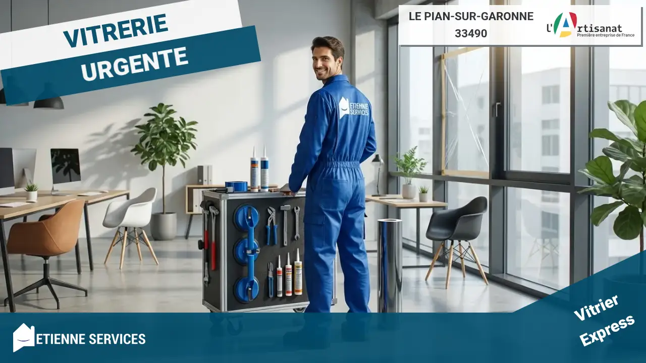 Le Meilleur Service de Dépannage et d'Installation de Vitrerie à Le Pian-sur-Garonne