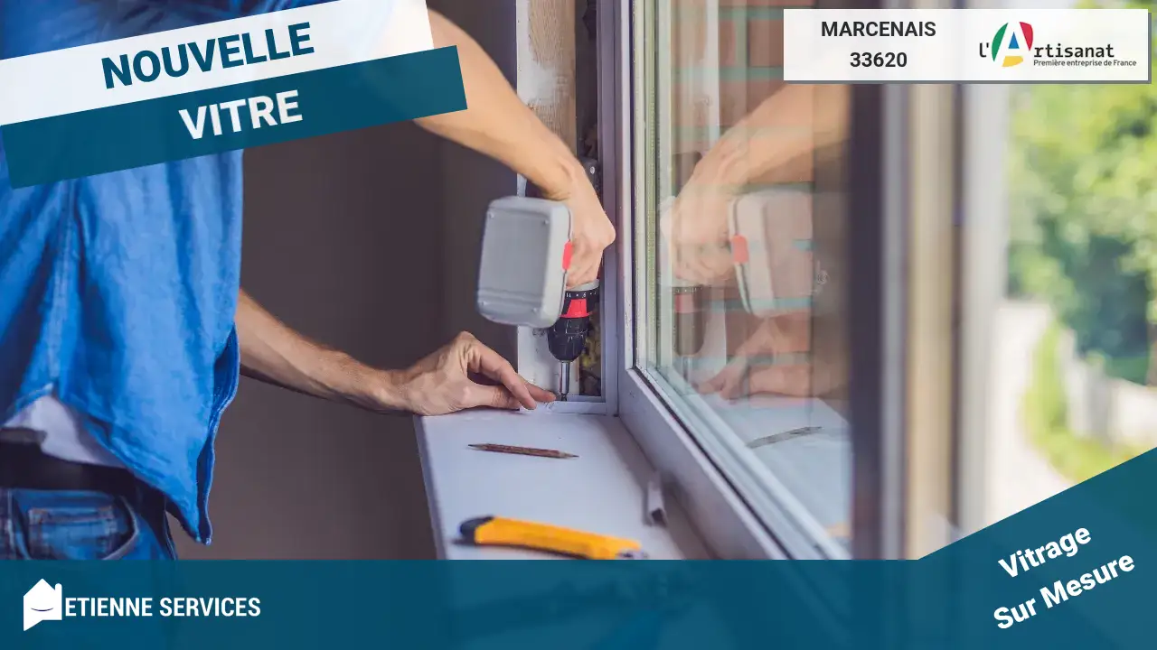 Remplacement rapide de tous types de vitrages par votre expert à Marcenais