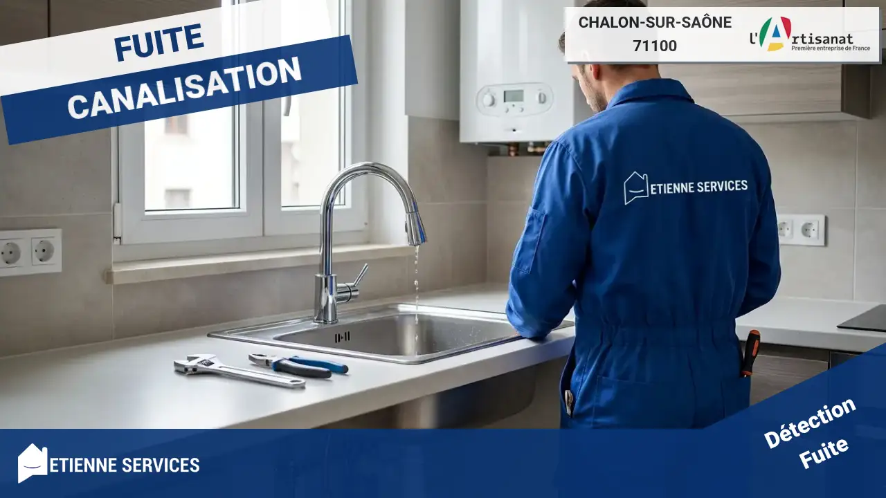 Nos experts en réparation de fuite d'eau à Chalon-sur-Saône-71100