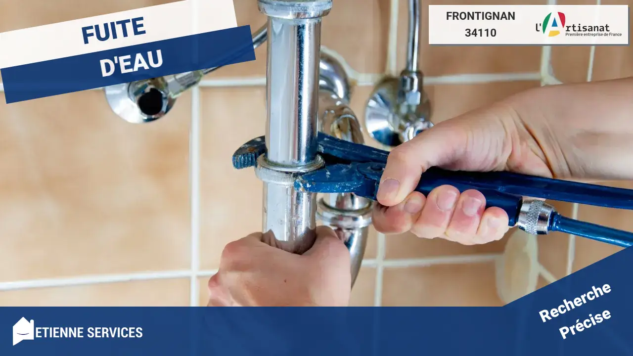 Réparation de fuite d'eau rapide et efficace par nos meilleurs plombiers à Frontignan