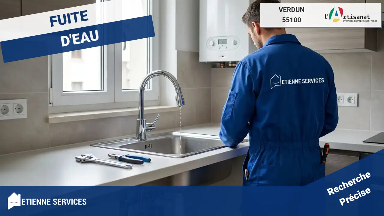 Réparation Rapide de Fuite d'Eau par nos Plombiers Experts à Verdun