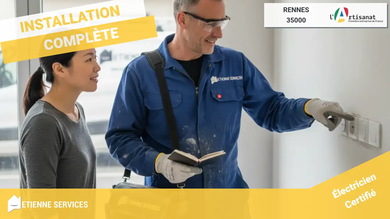 Service expert d'installation d'appareil électrique par les meilleurs artisans à Rennes