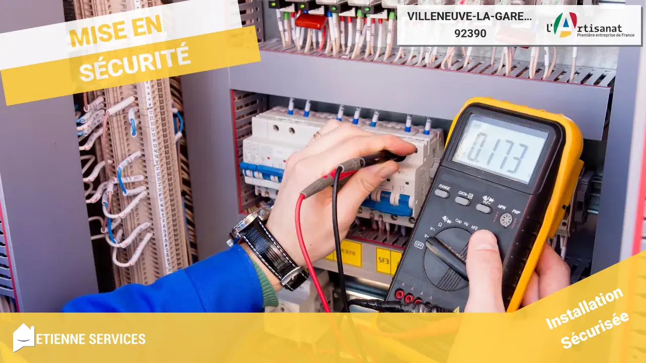 Service de dépannage d'électricité rapide et efficace à Villeneuve-la-Garenne 7j/7