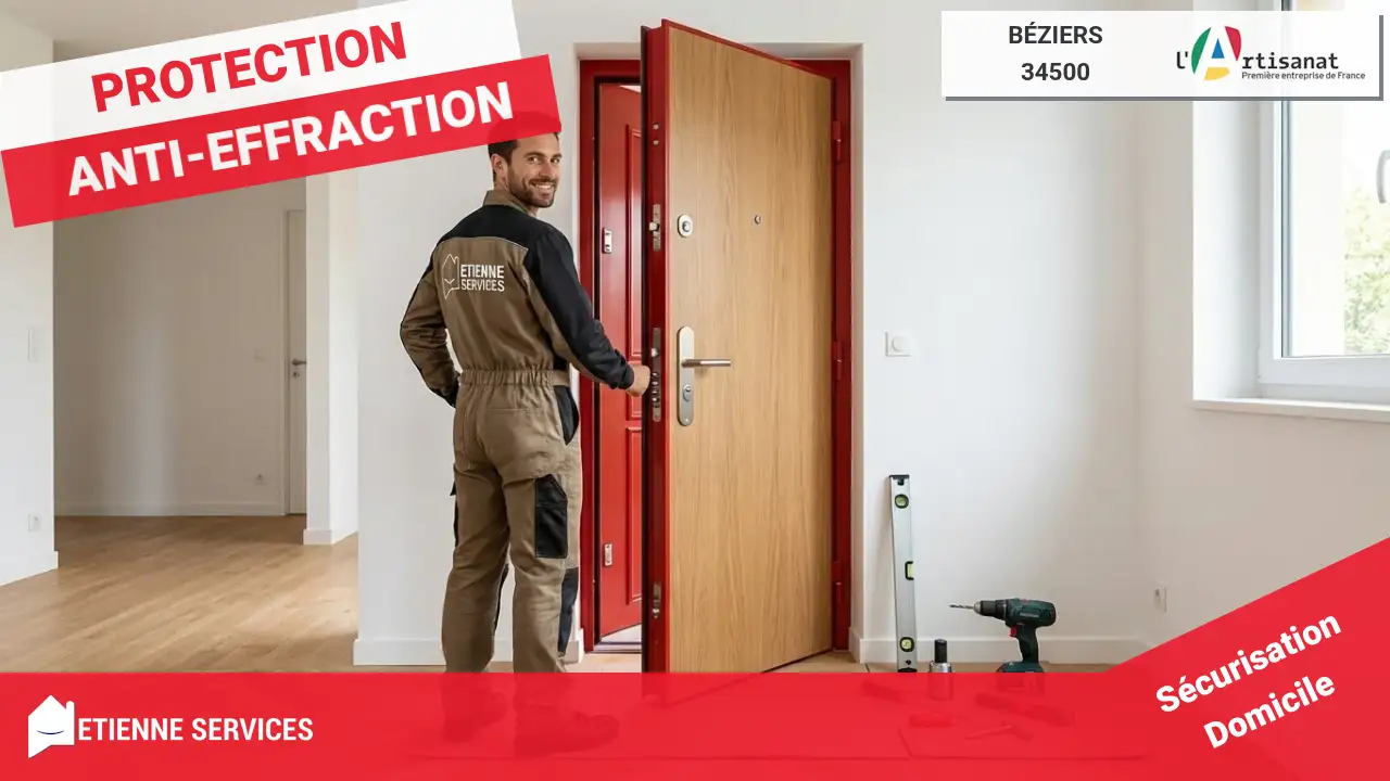 Installation et Remplacement de Porte Blindée par les Meilleurs Artisans à Béziers