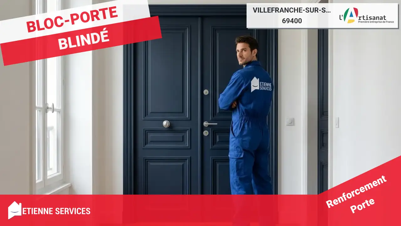 Installation Professionnelle de Portes Blindées à Villefranche-sur-Saône (69400)
