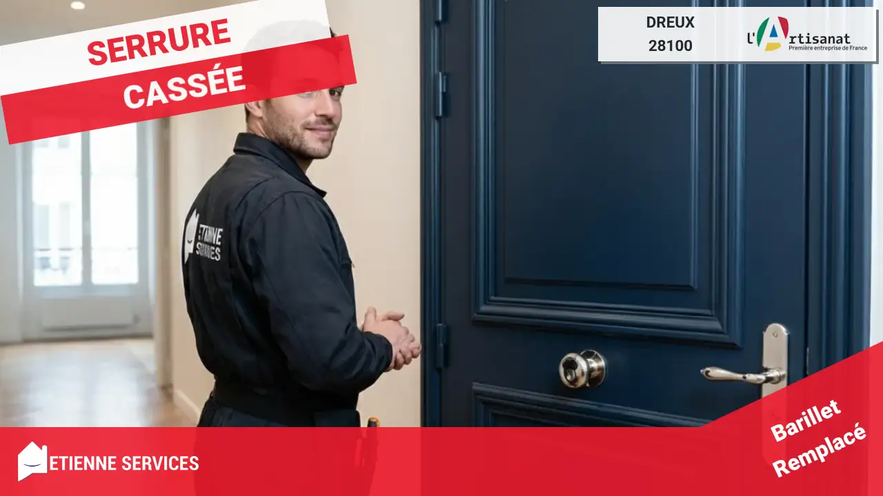 Service de Dépannage de Serrurerie d'Urgence à Dreux, Disponible 7j/7