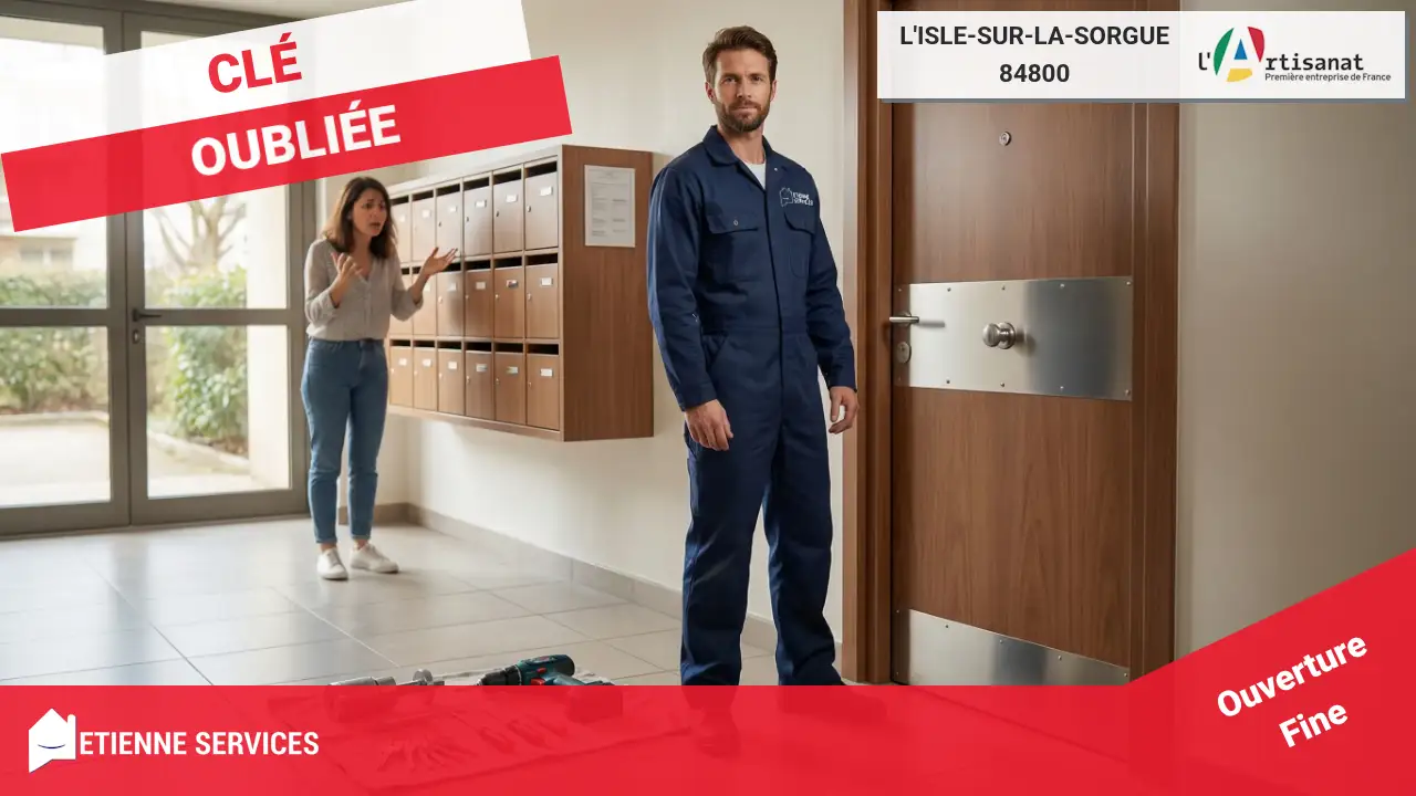 Le meilleur service d'ouverture de porte, rapide et efficace, à L'Isle-sur-la-Sorgue