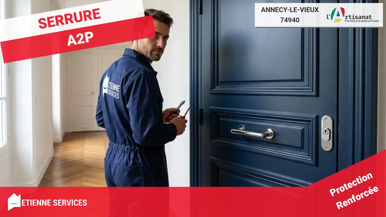 Meilleurs artisans pour l'installation et le remplacement de serrure à Annecy-le-Vieux