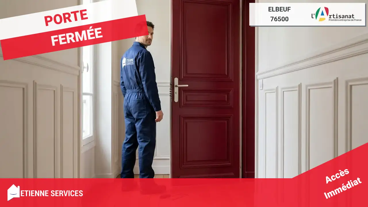 Ouverture de porte rapide et efficace par nos artisans à Elbeuf