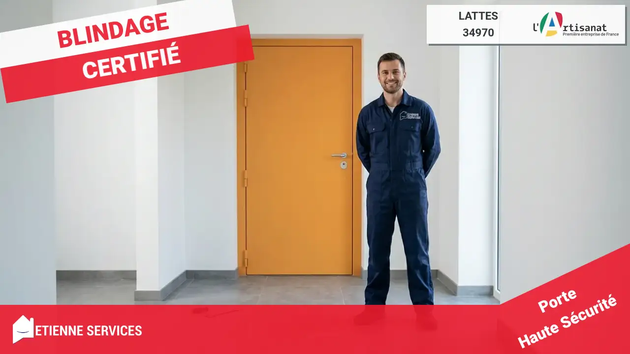 Experts en installation et remplacement de porte blindée à Lattes