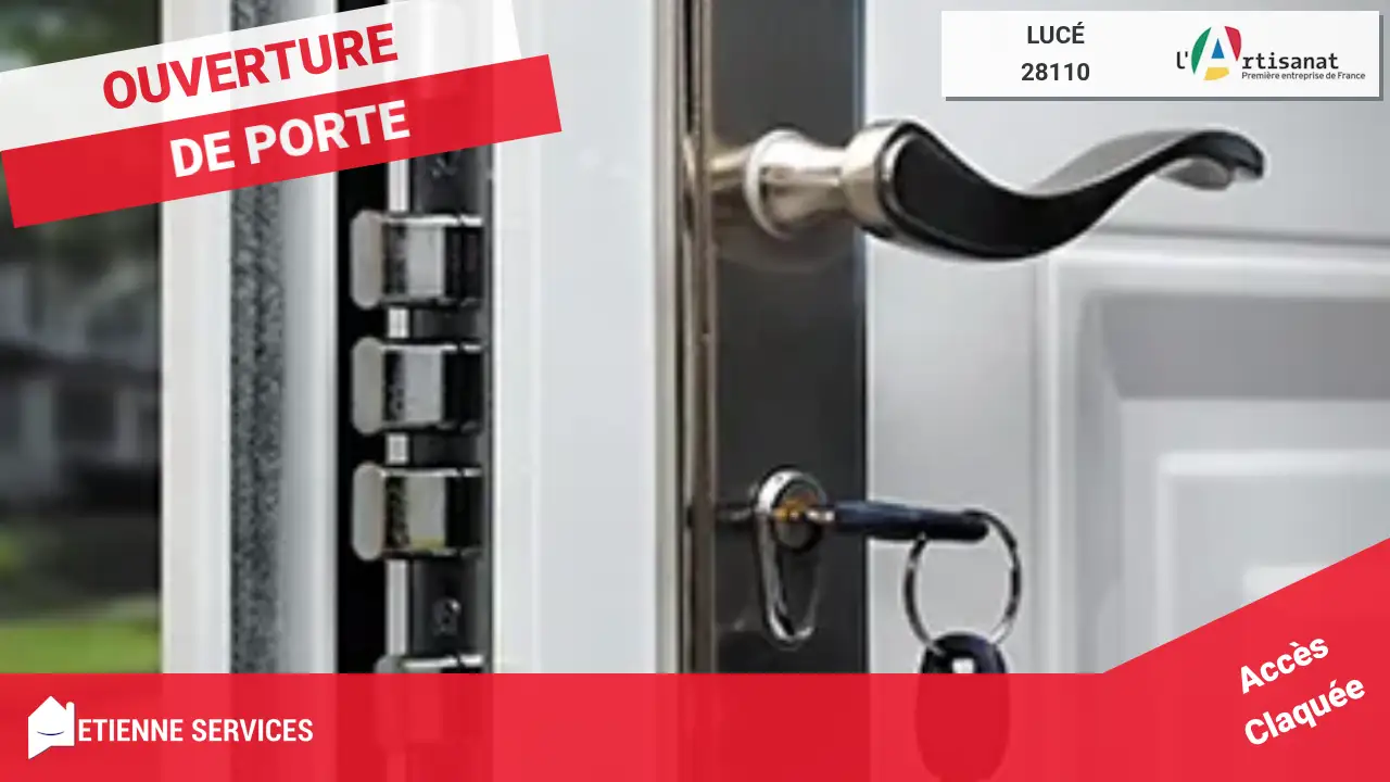 Service expert d'ouverture de porte claquée ou fermée à clé à Lucé