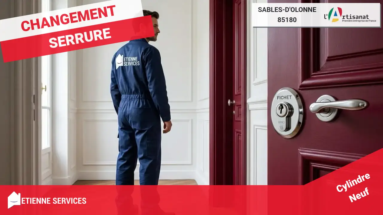 Votre Dépannage de Serrurerie d'Urgence à Sables-d'Olonne 7j/7