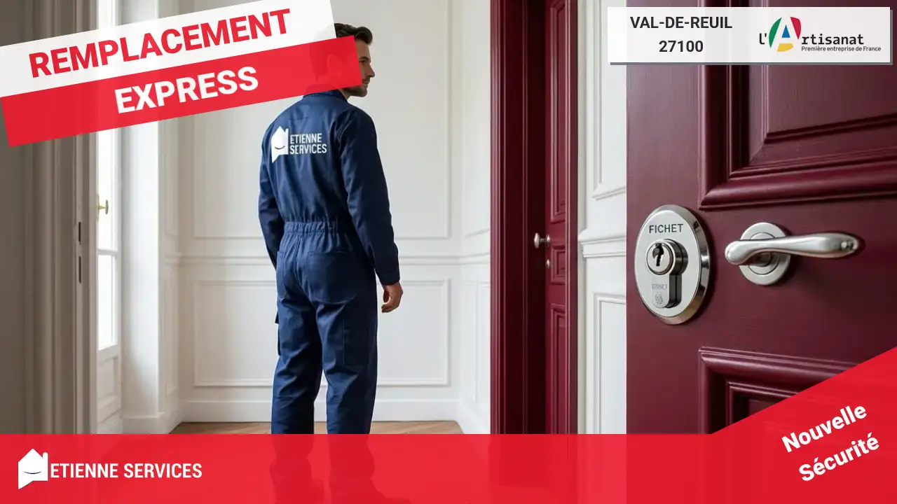 Dépannage Rapide de Serrurerie par nos Experts à Val-de-Reuil (27100)