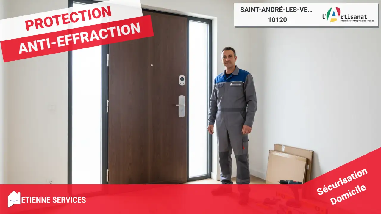 Installation experte de porte blindée à Saint-André-les-Vergers pour une sécurité maximale