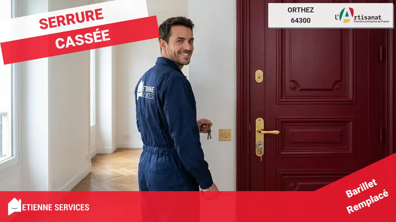 Votre Service de Dépannage Serrurerie d'Urgence à Orthez (64300)
