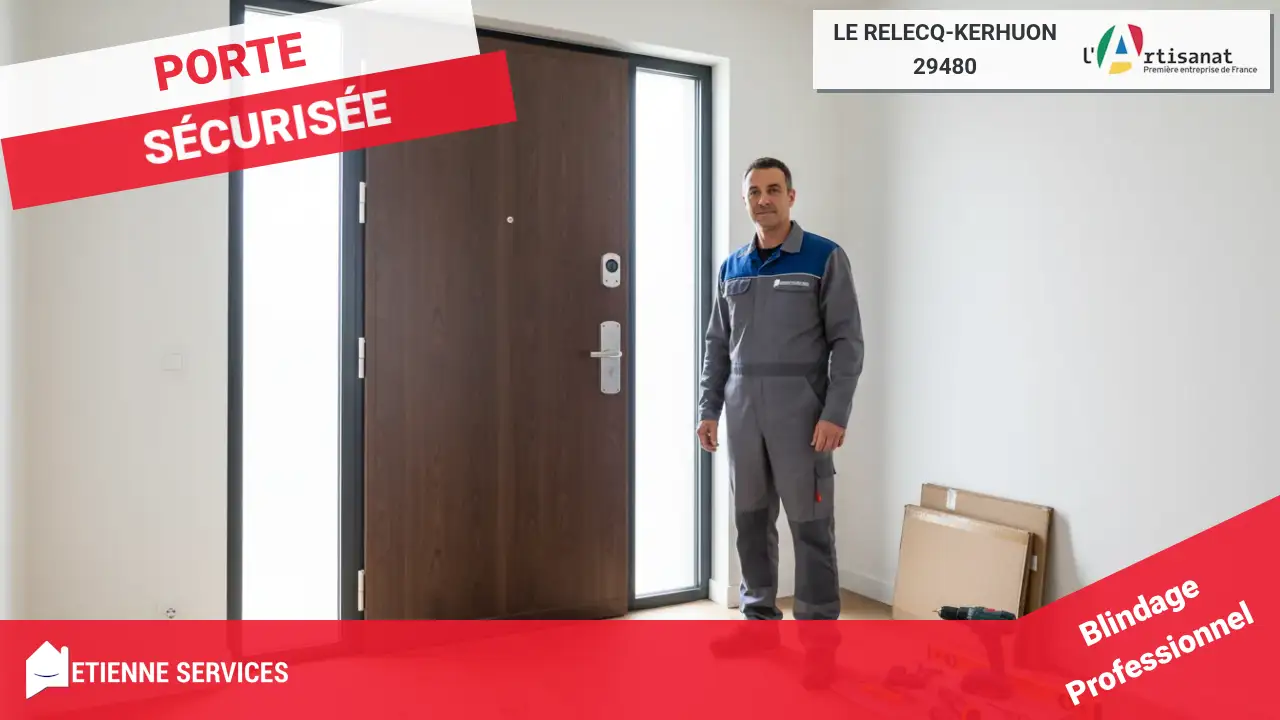 Installation experte de porte blindée par vos artisans au Relecq-Kerhuon