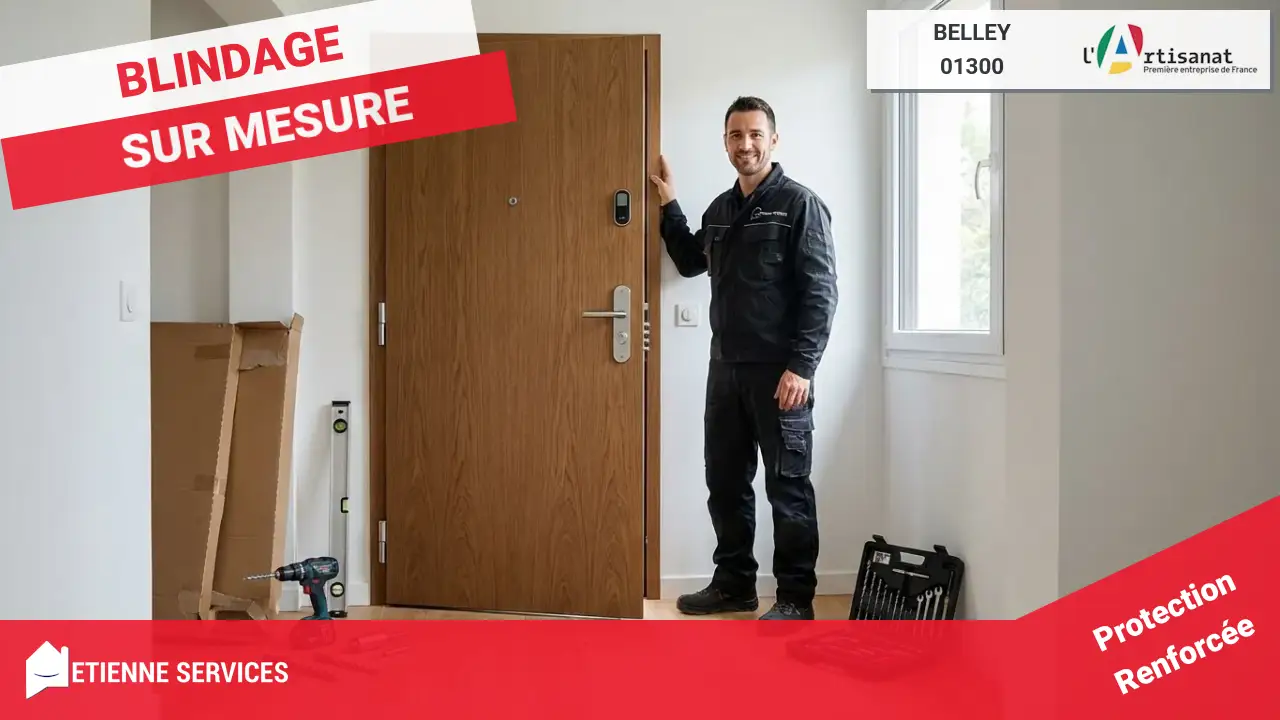 Installation sur Mesure de Portes Blindées par les Meilleurs Spécialistes de Belley