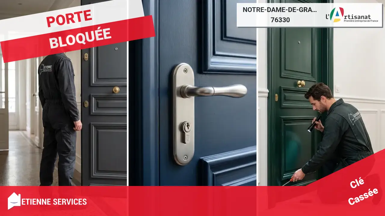 Experts de l'Ouverture de Porte sans Dégâts à Notre-Dame-de-Gravenchon
