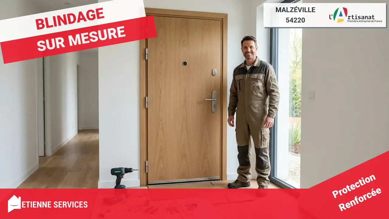 Installation et Remplacement de Portes Blindées par nos Artisans Experts à Malzéville