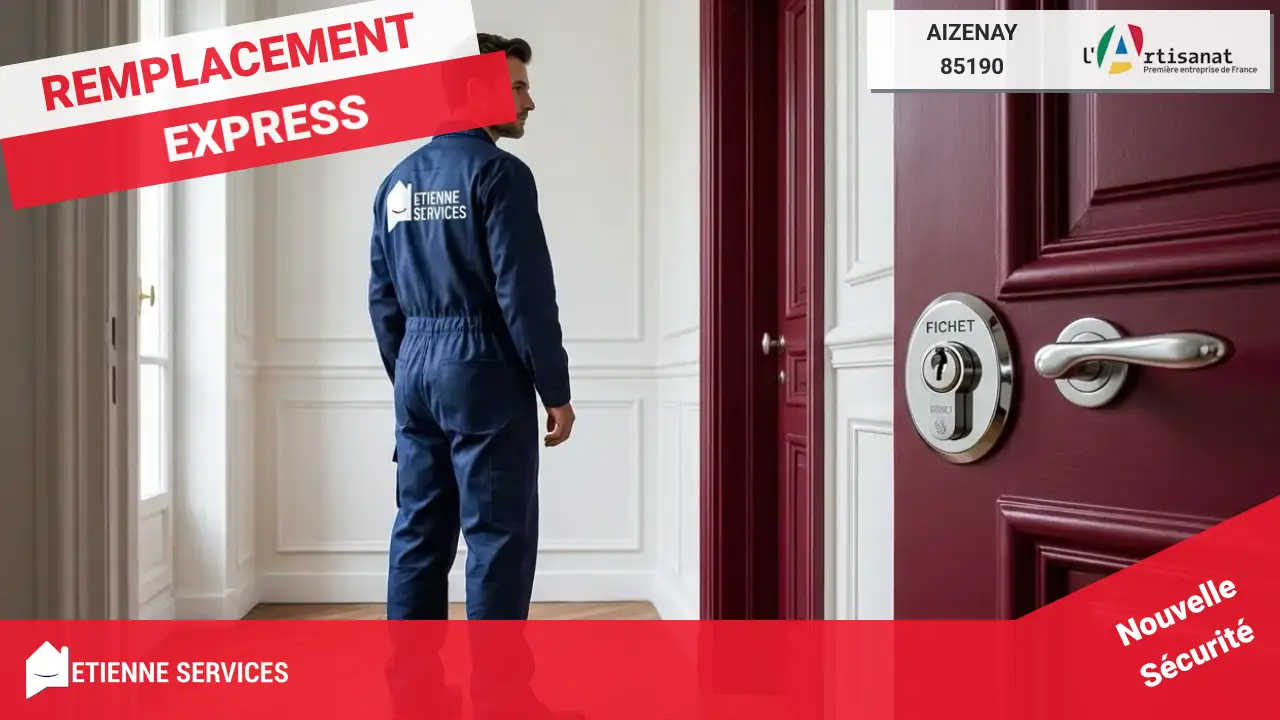 Intervention Rapide pour Tout Dépannage de Serrurerie dans la ville d'Aizenay