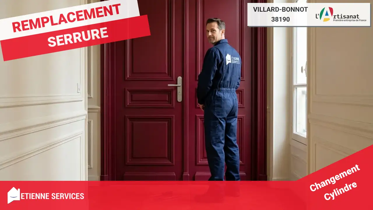 Votre solution de dépannage serrurerie d'urgence à Villard-Bonnot et ses environs