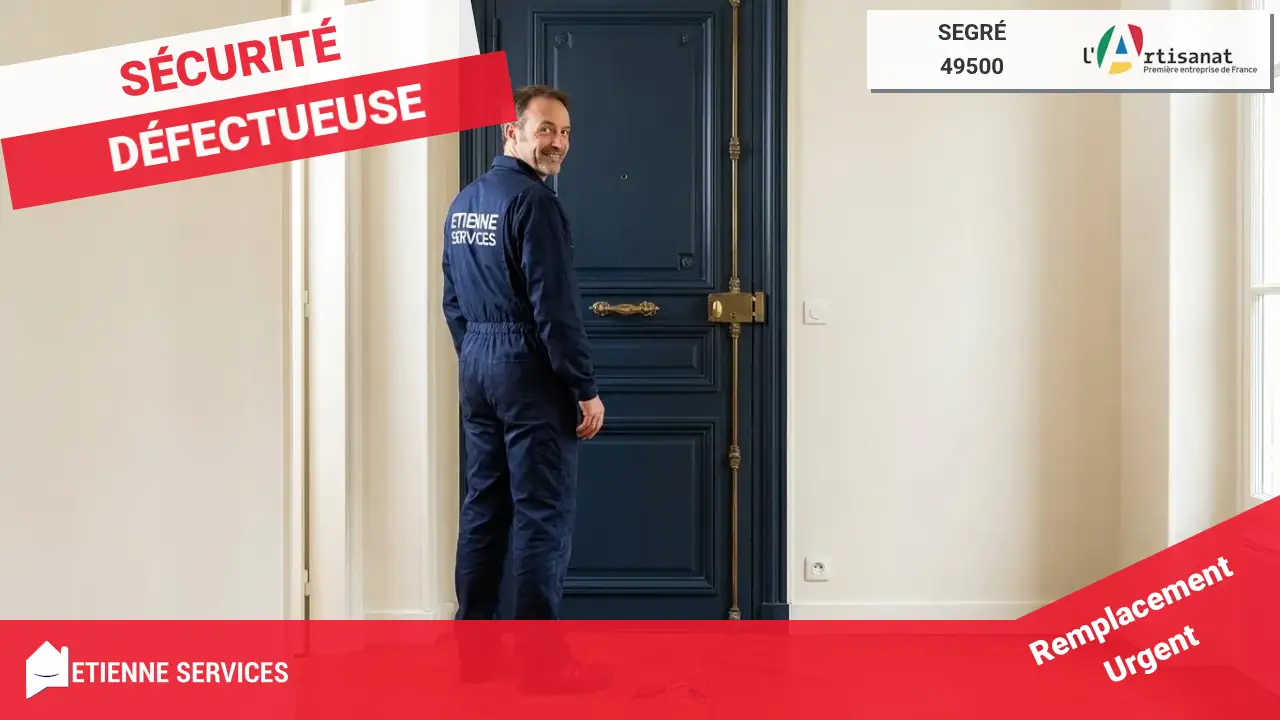 Votre solution de dépannage serrurerie d'urgence 7j/7 à Segré