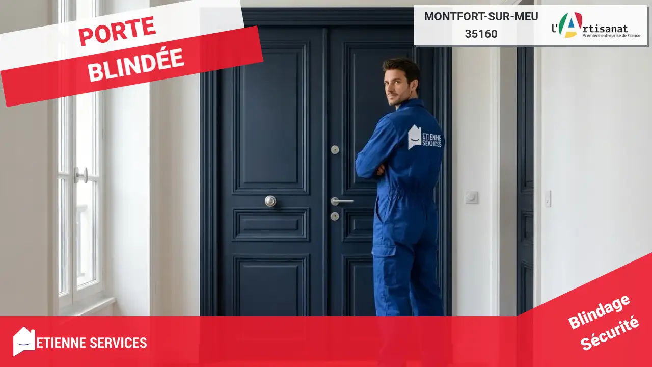 Installation et Remplacement de Porte Blindée par nos Artisans à Montfort-sur-Meu