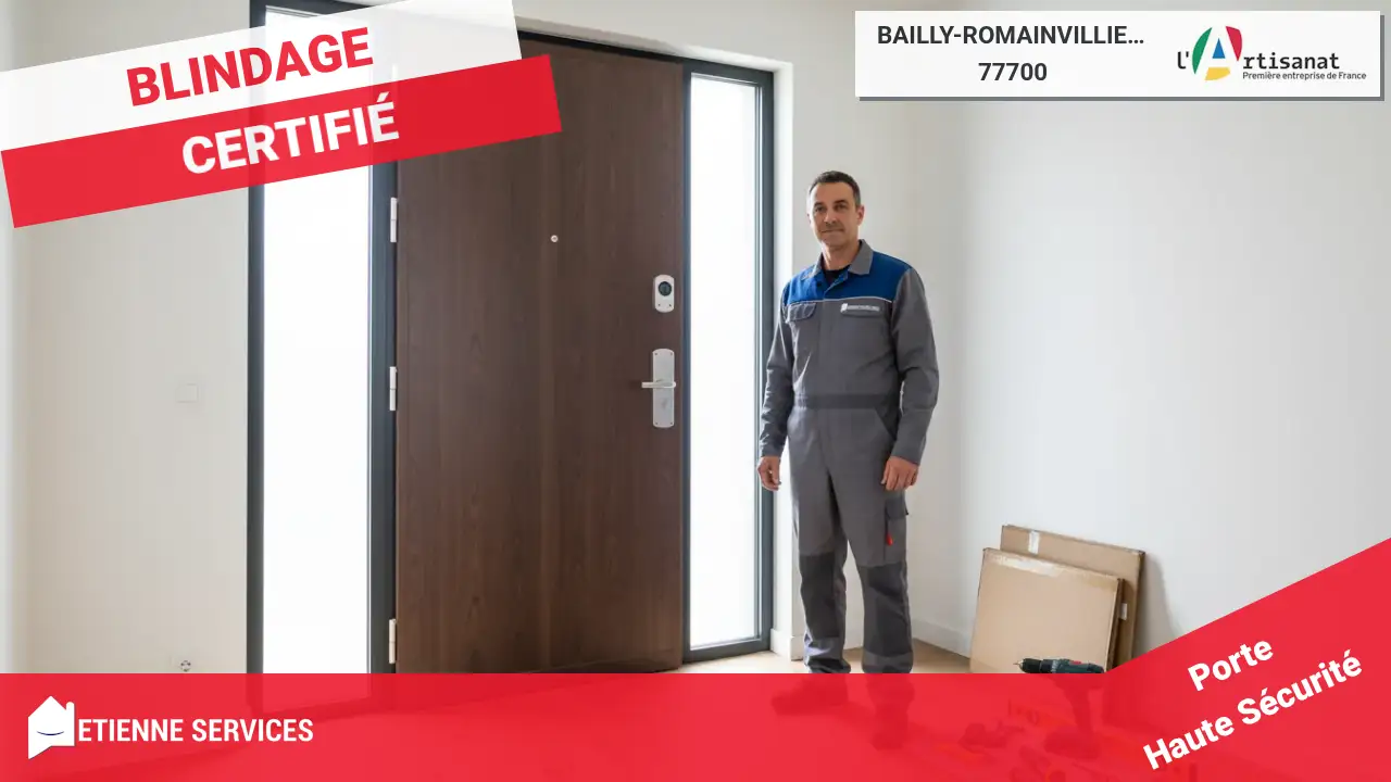 Spécialistes de l'installation de porte blindée à Bailly-Romainvilliers