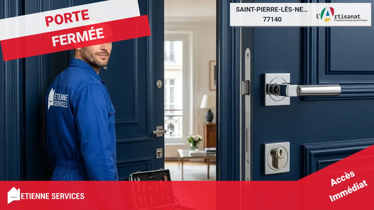 Ouverture de porte experte et rapide par nos serruriers à Saint-Pierre-lès-Nemours