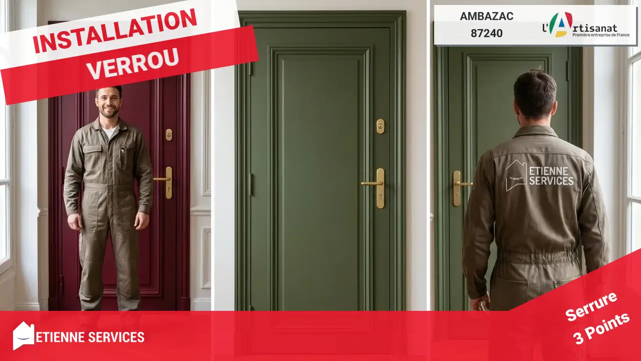 Experts en Installation et Remplacement de Toutes Serrures à Ambazac (87240)
