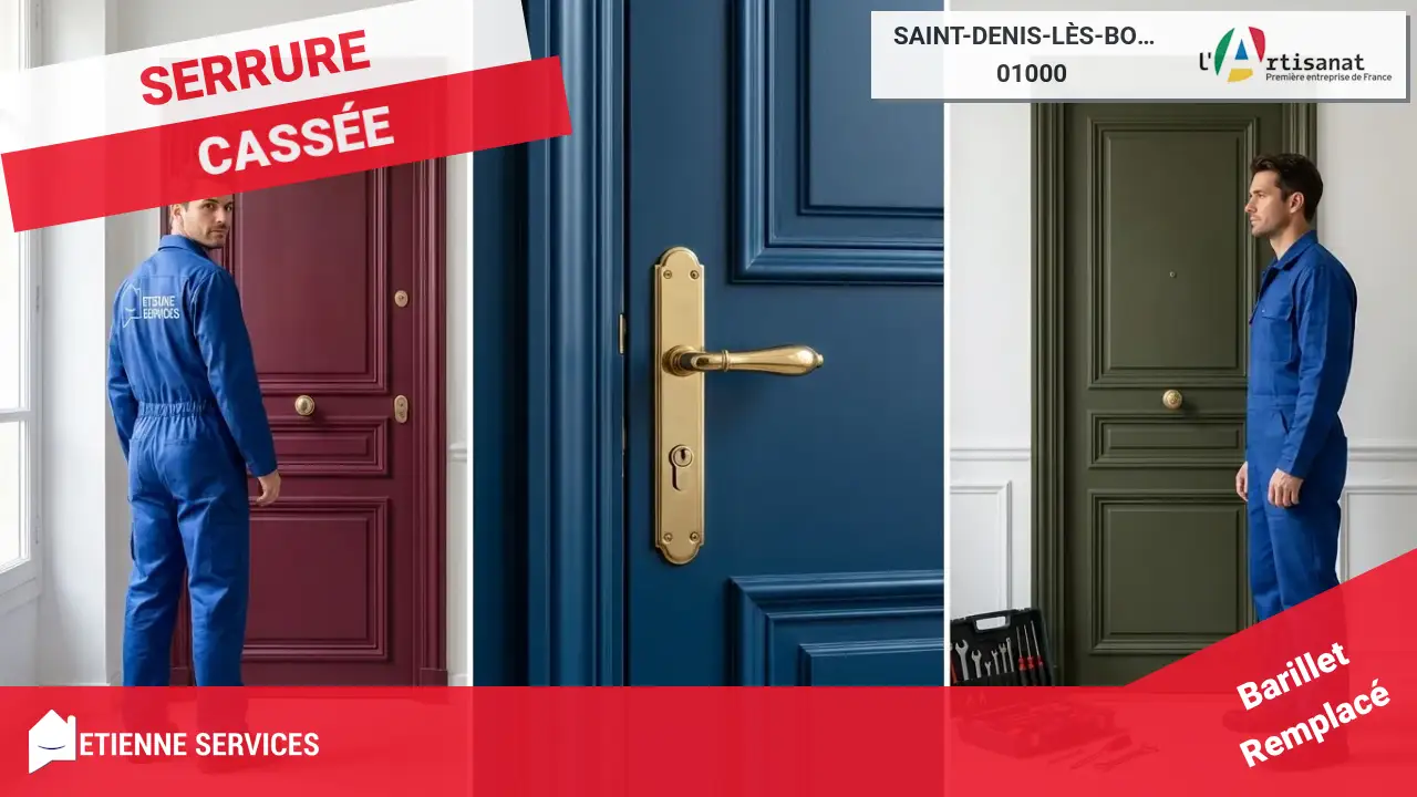 Votre service de dépannage serrurerie de confiance et rapide à Saint-Denis-lès-Bourg
