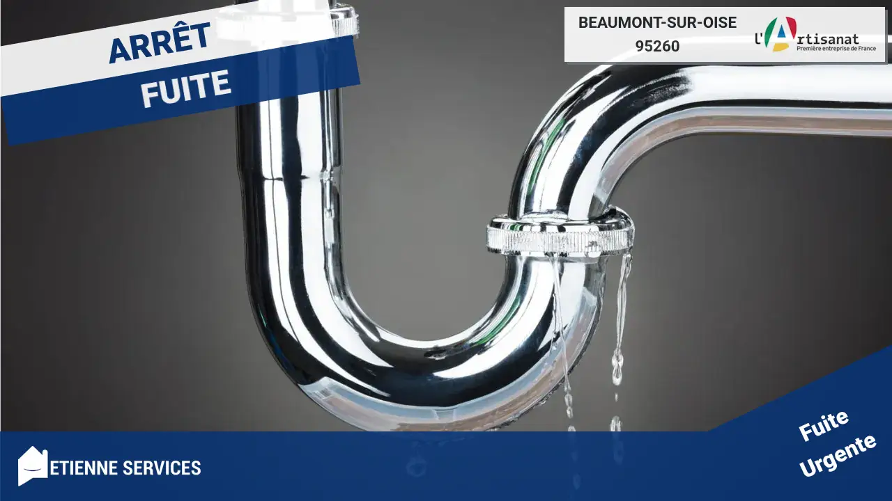 Réparation Urgente de Fuite d'Eau par les Meilleurs Plombiers de Beaumont-sur-Oise