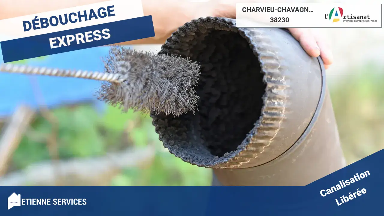 Services professionnels de débouchage de canalisation à Charvieu-Chavagneux