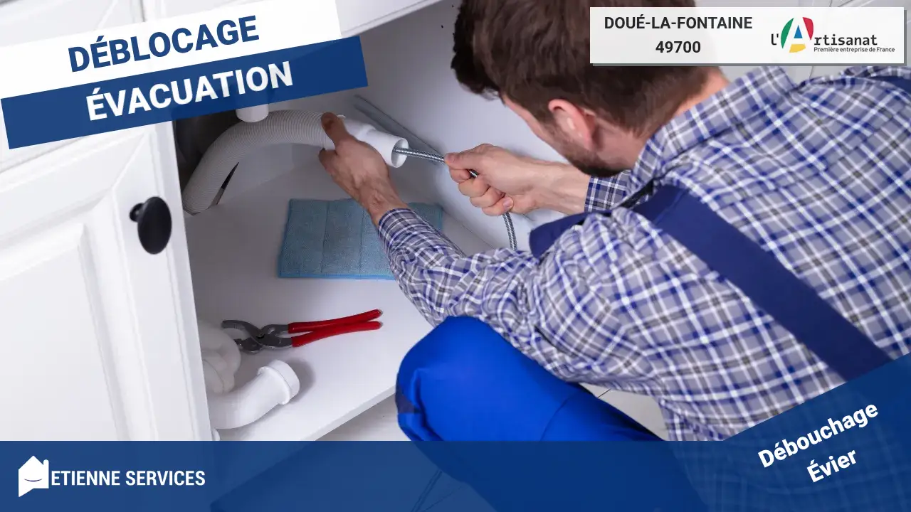 Service expert de débouchage de canalisation à Doué-la-Fontaine