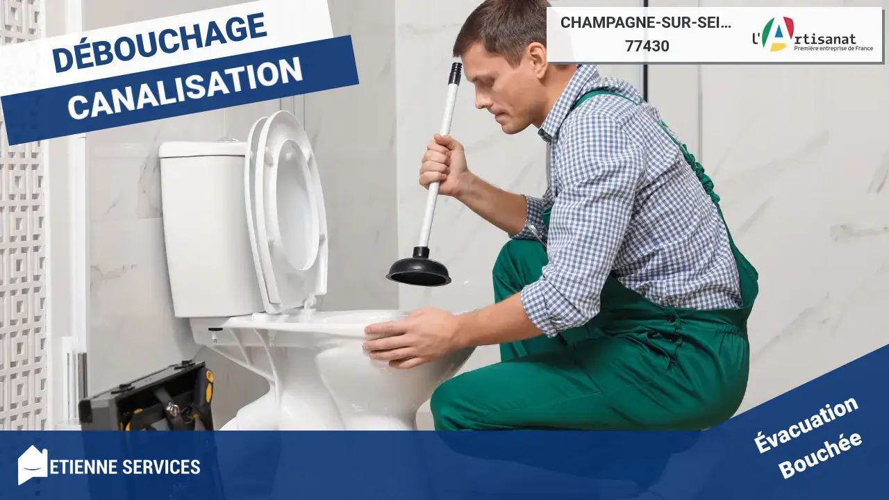 Service de débouchage de canalisation rapide et efficace à Champagne-sur-Seine