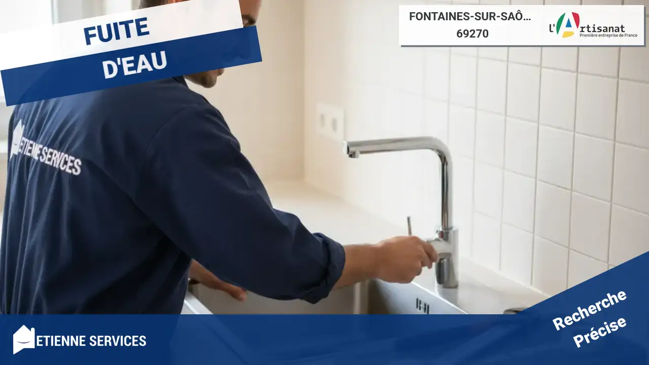 Réparation Urgente de Fuite d'Eau par les Meilleurs Plombiers de Fontaines-sur-Saône