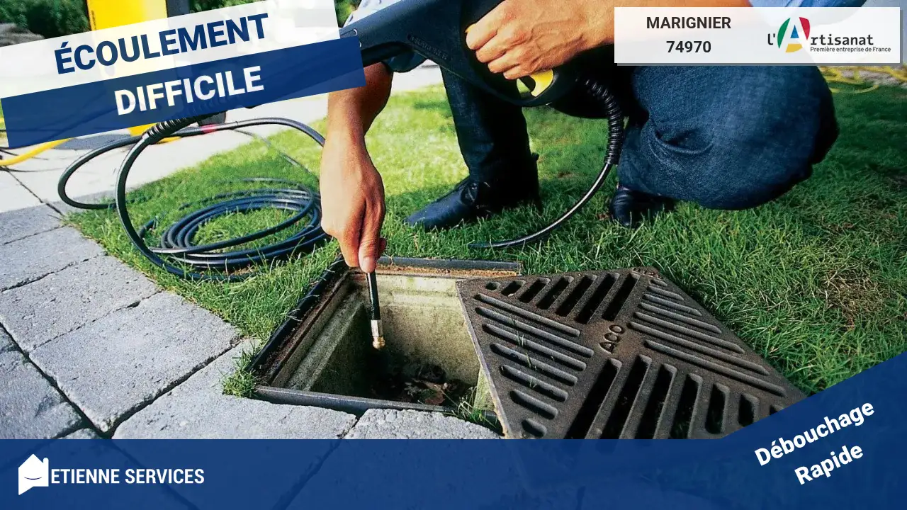 Service de débouchage de canalisation le plus efficace à Marignier