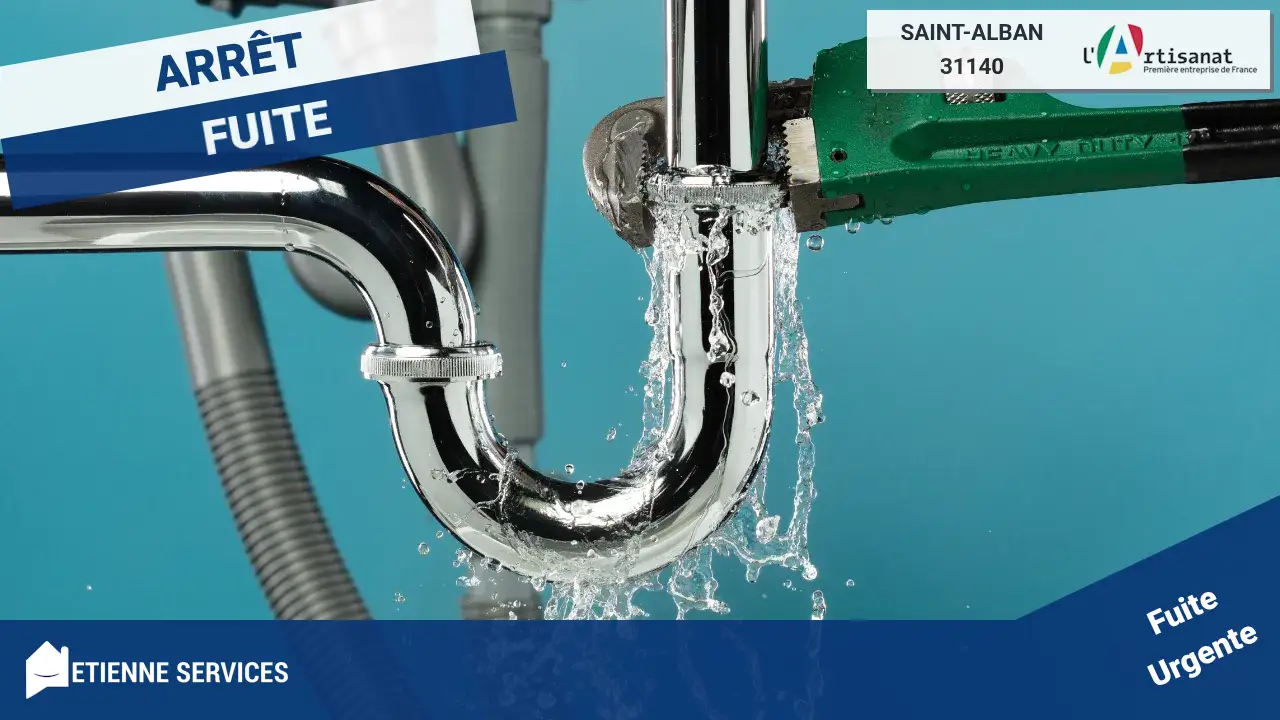 Réparation Rapide de Fuite d'Eau par nos Artisans Plombiers à Saint-Alban