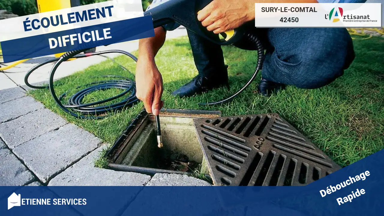 Service de Débouchage de Canalisation Professionnel à Sury-le-Comtal et Alentours