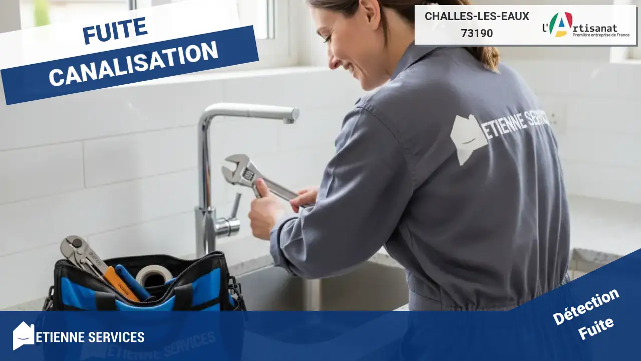 Réparation de Fuite d'Eau par des Plombiers Qualifiés à Challes-les-Eaux