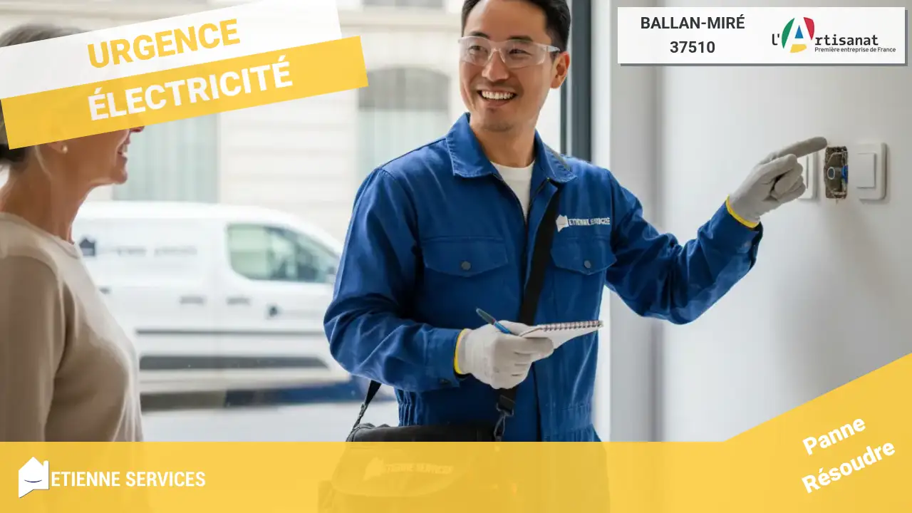 Nos experts pour votre dépannage et installation électrique à Ballan-Miré (37510)