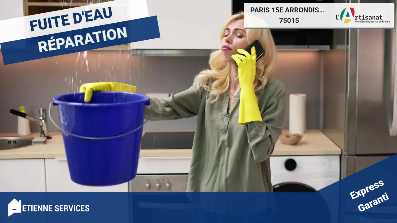 Vos meilleurs experts pour la réparation de fuite d'eau à Paris 15e arrondissement
