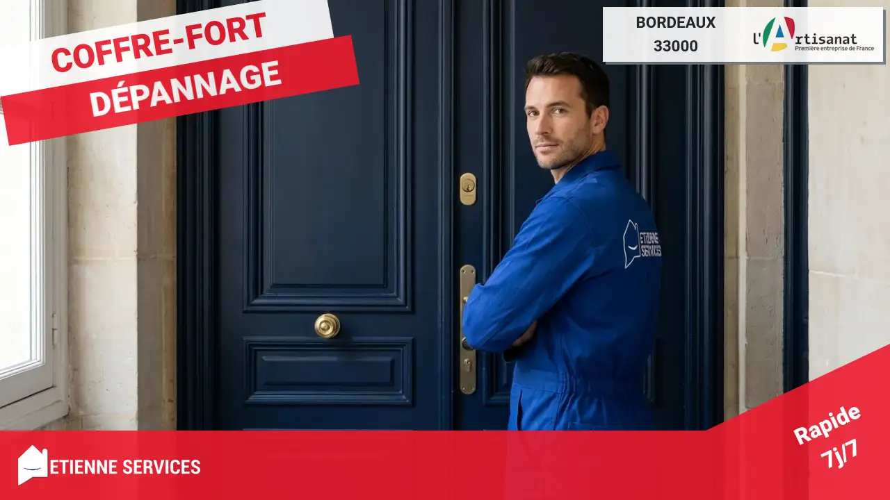 Votre dépannage de coffres-forts à Bordeaux par les meilleurs artisans serruriers