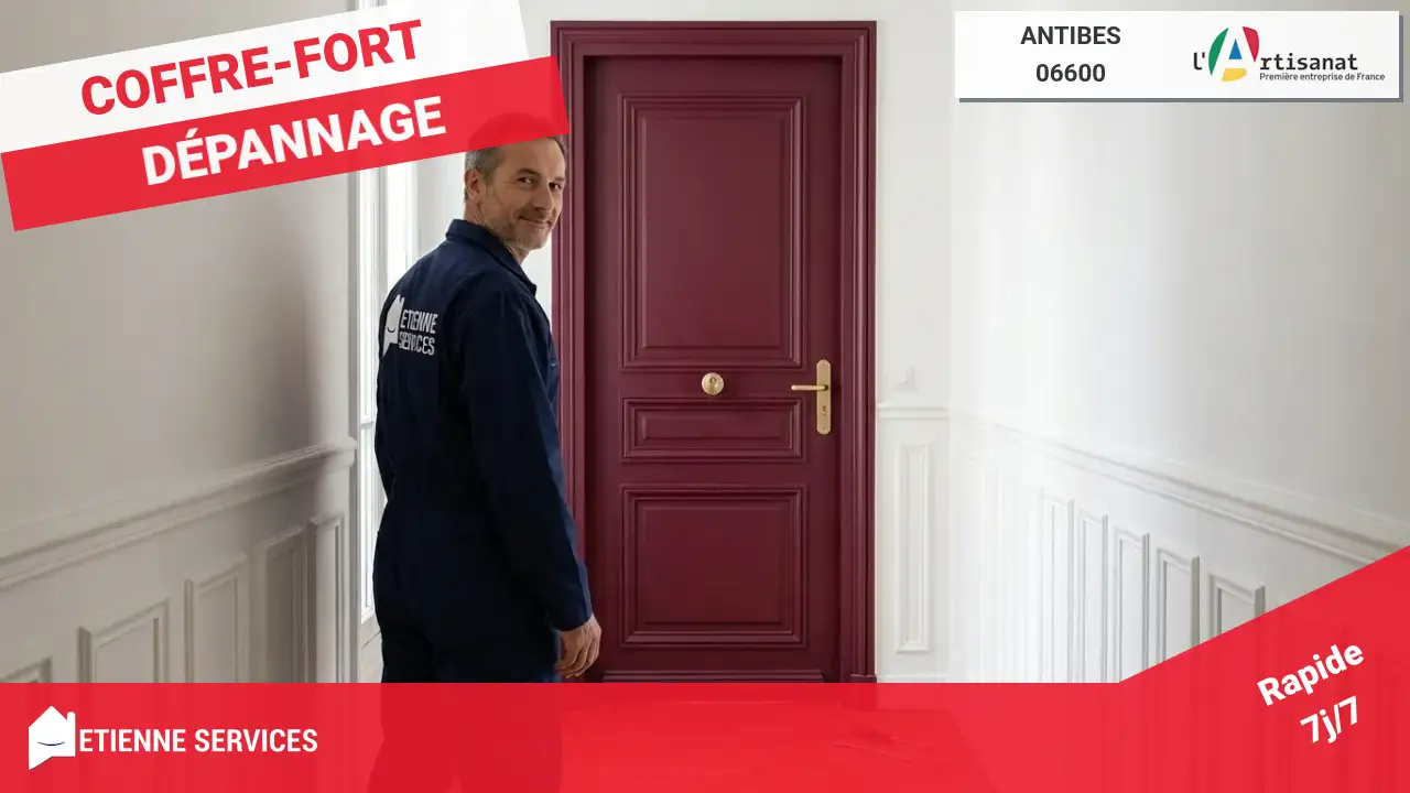 Votre spécialiste du dépannage de coffres-forts à Antibes : nos experts certifiés à votre service