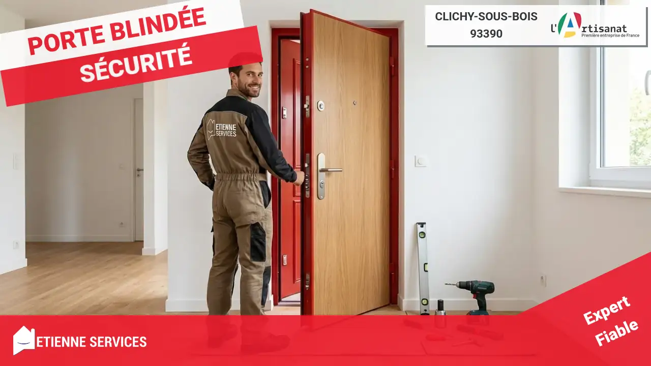 Le déroulement expert de votre installation de porte à Clichy-sous-Bois