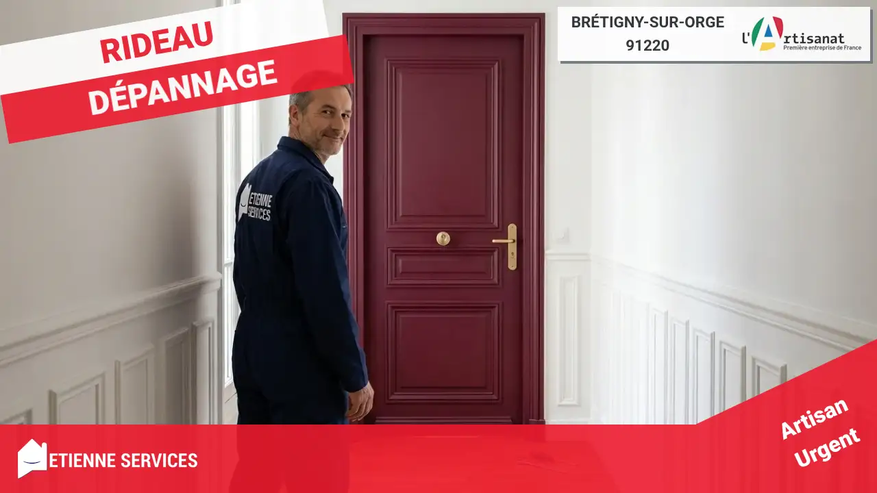 Votre dépannage de rideaux métalliques par les meilleurs artisans de Brétigny-sur-Orge