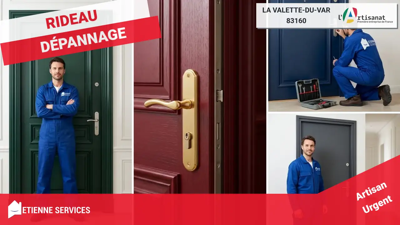 Disponibilité 7j/7 pour votre dépannage de rideau métallique à La Valette-du-Var
