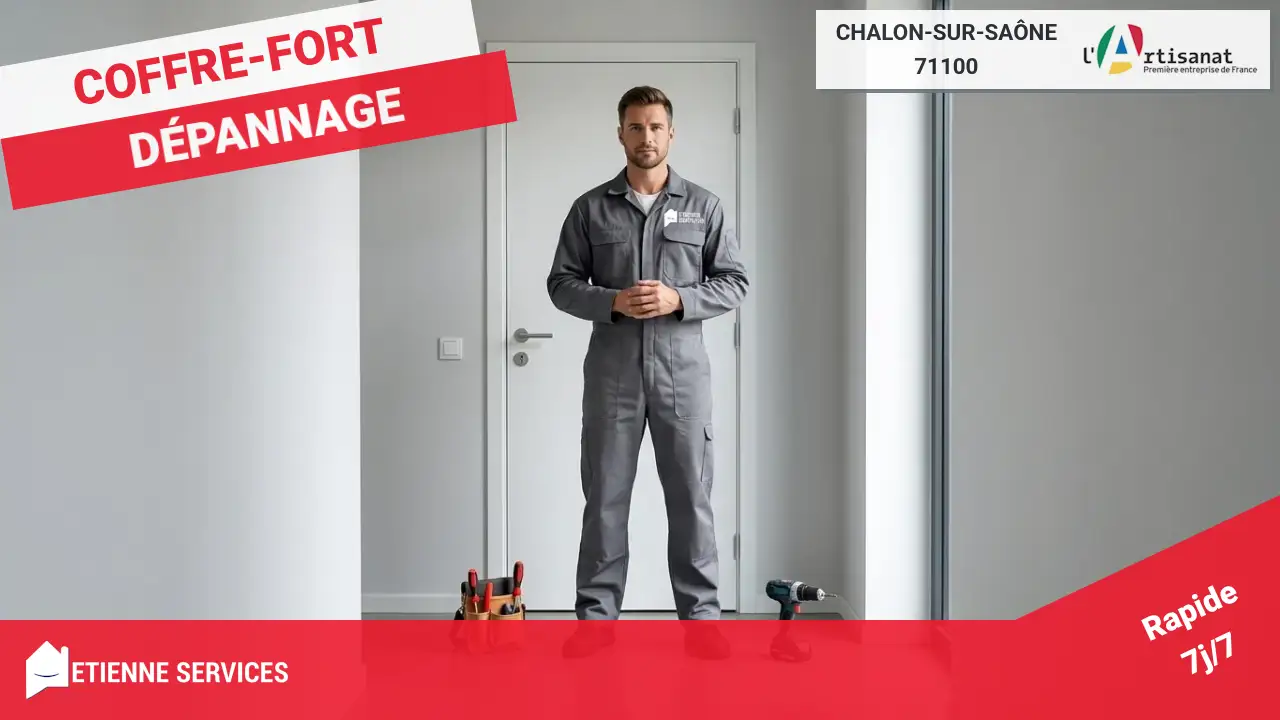 Notre engagement : un dépannage de coffre-fort réactif et fiable à Chalon-sur-Saône