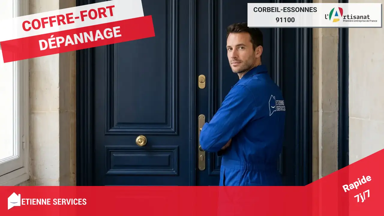 Disponibilité 7j/7 pour votre dépannage de coffres-forts à Corbeil-Essonnes