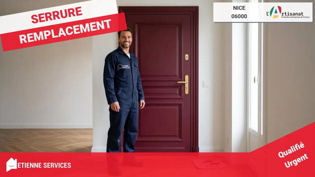 Le déroulement détaillé d'un remplacement de serrure par nos experts serruriers à Nice